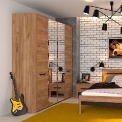 АФИНА А11а Шкаф для одежды (крафт) в Шадринске - shadrinsk.mebel24.online | фото 2
