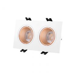 DK3072-WBR Встраиваемый светильник, IP 20, 10 Вт, GU5.3, LED, белый/бронзовый, пластик в Шадринске - shadrinsk.mebel24.online | фото 2