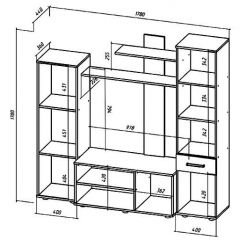 ИБИЦА Гостиная (ЯШС/ЯШТ) в Шадринске - shadrinsk.mebel24.online | фото 2