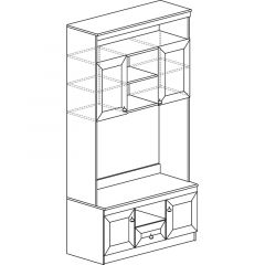 Гостиная Инна 1 Денвер светлый в Шадринске - shadrinsk.mebel24.online | фото 10