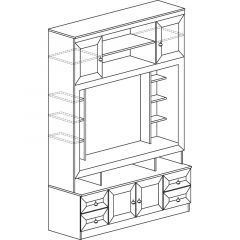 Гостиная Инна 3 Денвер светлый в Шадринске - shadrinsk.mebel24.online | фото 7