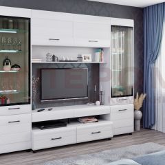 Гостиная Камелия Композиция 11 (Снежный ясень) в Шадринске - shadrinsk.mebel24.online | фото
