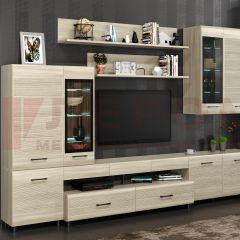 Гостиная Камелия Композиция 4 (Ясень Асахи) в Шадринске - shadrinsk.mebel24.online | фото