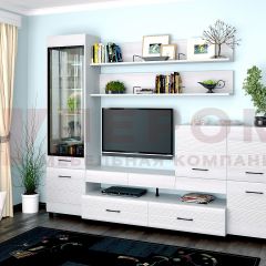 Гостиная Камелия Композиция 5 (Снежный ясень) в Шадринске - shadrinsk.mebel24.online | фото