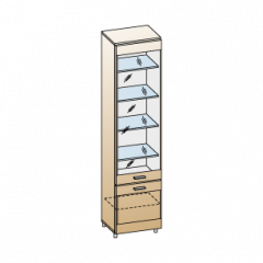 Гостиная Камелия Композиция 7 (Снежный ясень - серый) в Шадринске - shadrinsk.mebel24.online | фото 3