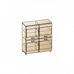 Гостиная Камелия Композиция 8 (Снежный ясень - серый) в Шадринске - shadrinsk.mebel24.online | фото 10