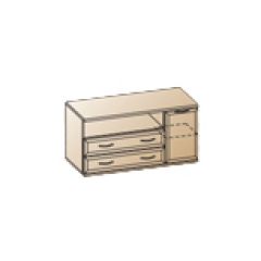 Гостиная Карина Композиция 18 (Гикори Джексон светлый) в Шадринске - shadrinsk.mebel24.online | фото 6