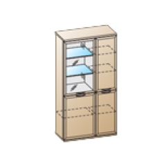 Гостиная Карина Композиция 24 (Гикори Джексон светлый) в Шадринске - shadrinsk.mebel24.online | фото 2
