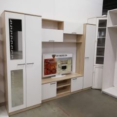 Гостиная МГС 3 Исполнение 1 (Дуб сонома/Белый) в Шадринске - shadrinsk.mebel24.online | фото 4