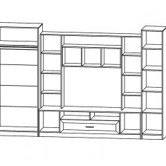 ПРАГА Гостиная (модульная) в Шадринске - shadrinsk.mebel24.online | фото 2