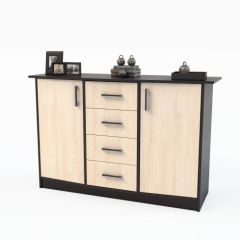 Комод К-2.1 (Венге/Дуб молочный) в Шадринске - shadrinsk.mebel24.online | фото