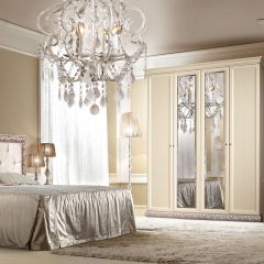Комод узкий Тиффани штрих-лак/серебро (ТФКМ-2 ) в Шадринске - shadrinsk.mebel24.online | фото 2