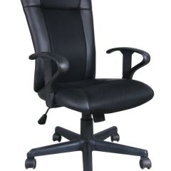 Кресло BRABIX "Optima MG-370" (экокожа/ткань, черное) 531580 в Шадринске - shadrinsk.mebel24.online | фото