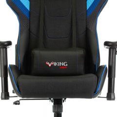 Кресло игровое Бюрократ VIKING 4 AERO BLUE черный/синий в Шадринске - shadrinsk.mebel24.online | фото 7