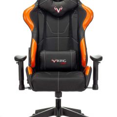 Кресло игровое Бюрократ VIKING 5 AERO ORANGE черный/оранжевый в Шадринске - shadrinsk.mebel24.online | фото 3