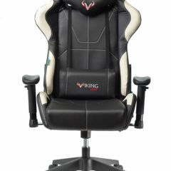 Кресло игровое Бюрократ VIKING 5 AERO WHITE черный/белый в Шадринске - shadrinsk.mebel24.online | фото 3