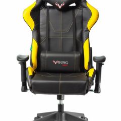 Кресло игровое Бюрократ VIKING 5 AERO YELLOW черный/желтый в Шадринске - shadrinsk.mebel24.online | фото 3