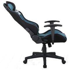 Кресло компьютерное BRABIX "GT Racer GM-100" (черное/голубое) 531818 в Шадринске - shadrinsk.mebel24.online | фото 5