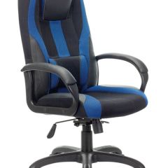 Кресло компьютерное BRABIX PREMIUM "Rapid GM-102" (экокожа/ткань, черное/синее) 532106 в Шадринске - shadrinsk.mebel24.online | фото