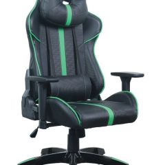 Кресло компьютерное BRABIX "GT Carbon GM-120" (черное/зеленое) 531929 в Шадринске - shadrinsk.mebel24.online | фото