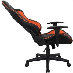 Кресло компьютерное BRABIX "GT Racer GM-100" (черное/оранжевое) 531925 в Шадринске - shadrinsk.mebel24.online | фото 4