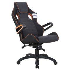 Кресло компьютерное BRABIX Techno Pro GM-003 (ткань черное/серое, вставки оранжевые) 531813 в Шадринске - shadrinsk.mebel24.online | фото 8