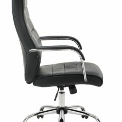 Кресло офисное BRABIX "Stark EX-547" (экокожа, хром, черное) 531948 в Шадринске - shadrinsk.mebel24.online | фото 3