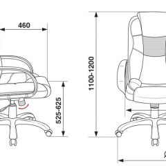 Кресло руководителя Бюрократ CH-839/BLACK черный Пегас в Шадринске - shadrinsk.mebel24.online | фото 4