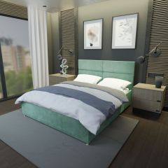 Кровать Аврора с ортопедической решеткой (1600) в Шадринске - shadrinsk.mebel24.online | фото