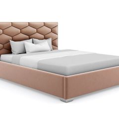 Кровать Коралл интерьерная +основание (80х200) в Шадринске - shadrinsk.mebel24.online | фото