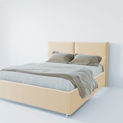 Кровать Корсика с ПМ 800 (экокожа бежевая) в Шадринске - shadrinsk.mebel24.online | фото 2