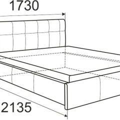 Кровать Изабелла с латами Newtone light beige 1600x2000 в Шадринске - shadrinsk.mebel24.online | фото 2