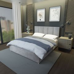 Кровать Мерида с ортопедической решеткой (1600) в Шадринске - shadrinsk.mebel24.online | фото