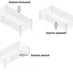 Кровать одноярусная Сонечка (800*1900) модульная в Шадринске - shadrinsk.mebel24.online | фото 3