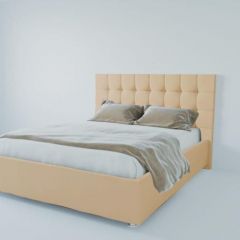 Кровать Венеция без основания 1200 (экокожа бежевая) в Шадринске - shadrinsk.mebel24.online | фото