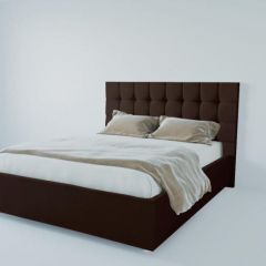 Кровать Венеция без основания 800 (экокожа коричневая) в Шадринске - shadrinsk.mebel24.online | фото