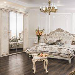 Кровать с мягким изголовьем Патрисия (1600) крем в Шадринске - shadrinsk.mebel24.online | фото 6