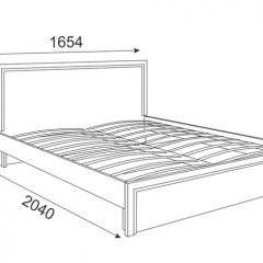 Кровать 1.6 Беатрис М07 Стандарт с ортопедическим основанием (дуб млечный) в Шадринске - shadrinsk.mebel24.online | фото