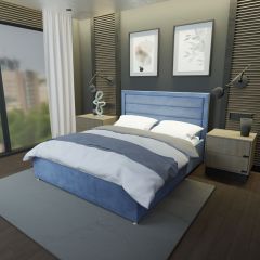 Кровать Тиана Решетка+ПМ (1600) *БЕЗ ДНА в Шадринске - shadrinsk.mebel24.online | фото