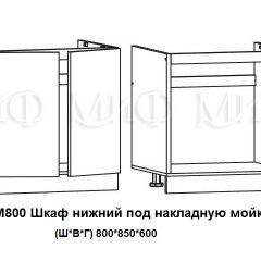 ЛИЗА-2 Кухонный гарнитур 1,6 Белый глянец холодный в Шадринске - shadrinsk.mebel24.online | фото 6