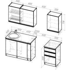 Кухонный гарнитур Симфония стандарт 1600 мм в Шадринске - shadrinsk.mebel24.online | фото 2