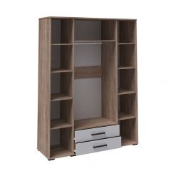 Модульная Спальня Соната (Белый/Дуб Крафт Золотой) в Шадринске - shadrinsk.mebel24.online | фото 8