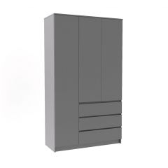 МОРИ МШ 1200.1 Шкаф (графит) в Шадринске - shadrinsk.mebel24.online | фото 2