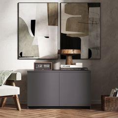 МОРИ МА 900.1 Антресоль/Тумба (графит) в Шадринске - shadrinsk.mebel24.online | фото