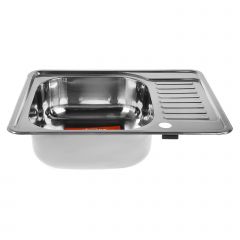 Мойка кухонная накладная Аccoona AB4858-R Правая (580*480) в Шадринске - shadrinsk.mebel24.online | фото 2