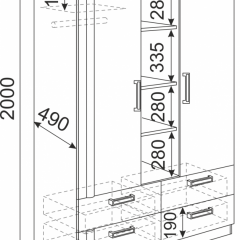 Подростковая Волкер (модульная) в Шадринске - shadrinsk.mebel24.online | фото 11