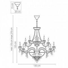 Подвесная люстра Osgona Classic 700511 в Шадринске - shadrinsk.mebel24.online | фото 3