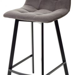 Полубарный стул CHILLI-QB SQUARE графит #14, велюр / черный каркас (H=66cm) М-City в Шадринске - shadrinsk.mebel24.online | фото