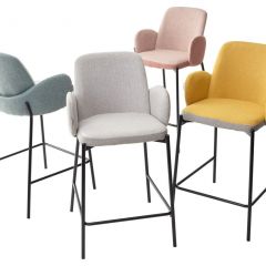 Полубарный стул NYX (H=65cm) VF113 светлая мята / VF115 серо-зеленый М-City в Шадринске - shadrinsk.mebel24.online | фото 2