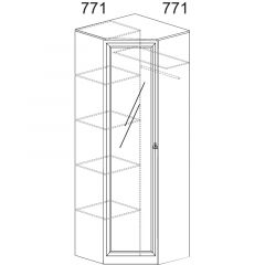 Прихожая Инна 4 Денвер темный в Шадринске - shadrinsk.mebel24.online | фото 5